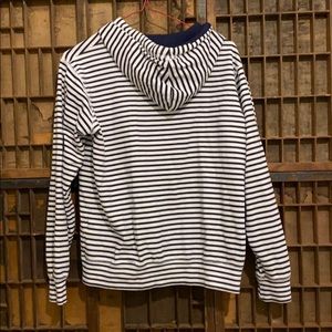 Tops - Grand View Lodge striped zipper sailor hoodie Tops - Grand View Lodge striped zipper sailor hoodie
